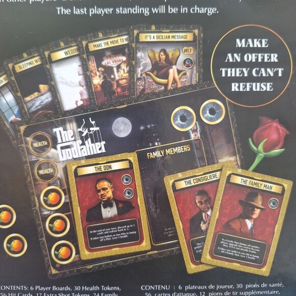 The Godfather Game last Family Standing New Sealed Gangster Cards Teen Adult - Picture 5 of 7